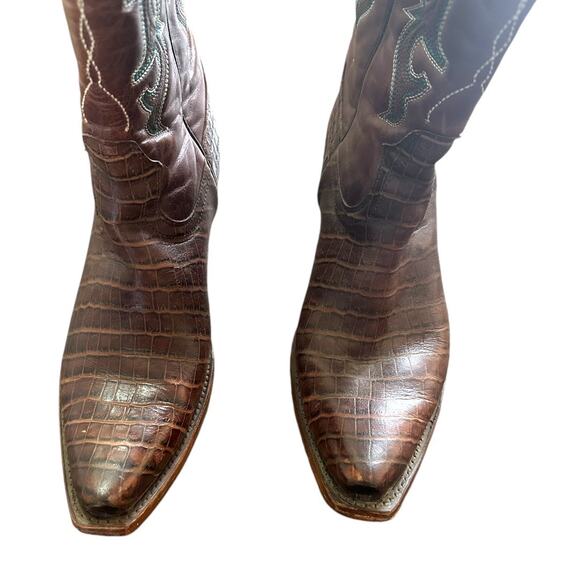 Idyllwind Women’s Frisk Me Printed Leather Snip Toe Western Boots Size 9 - Picture 8 of 12